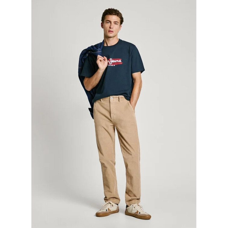 PANTALÓN DE PANA HOMBRE PEPE JEANS TIPO CHINO FIT SLIM