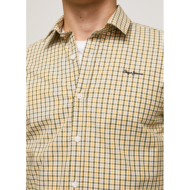 CAMISA DE ALGODÓN ELÁSTICO HOMBRE PEPE JEANS FLEETWOOD