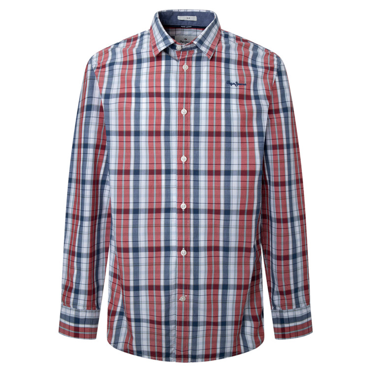 CAMISA POPELÍN A CUADROS HOMBRE PEPE JEANS LOICK