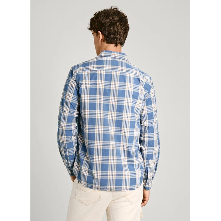 CAMISA POPELÍN CUADROS FIT REGULAR HOMBRE PEPE JEANS