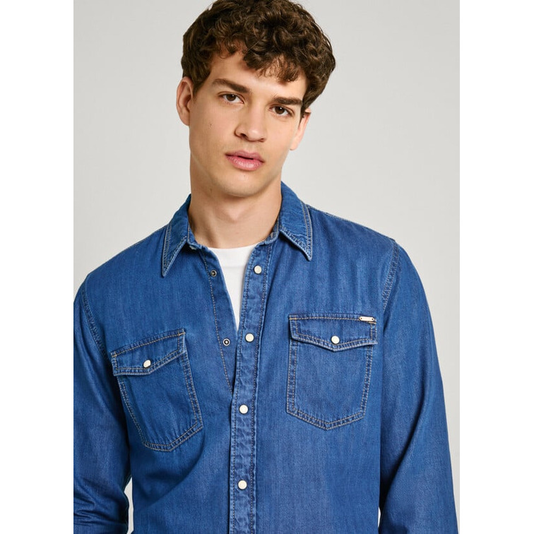 CAMISA DENIM FIT REGULAR HOMBRE PEPE JEANS