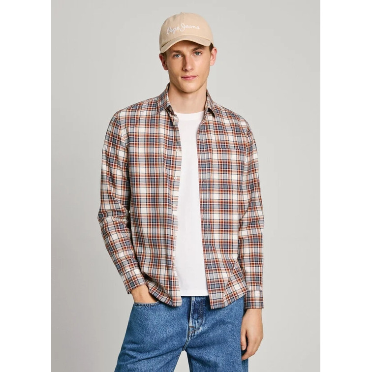 CAMISA DE CUADROS FIT REGULAR HOMBRE PEPE JEANS