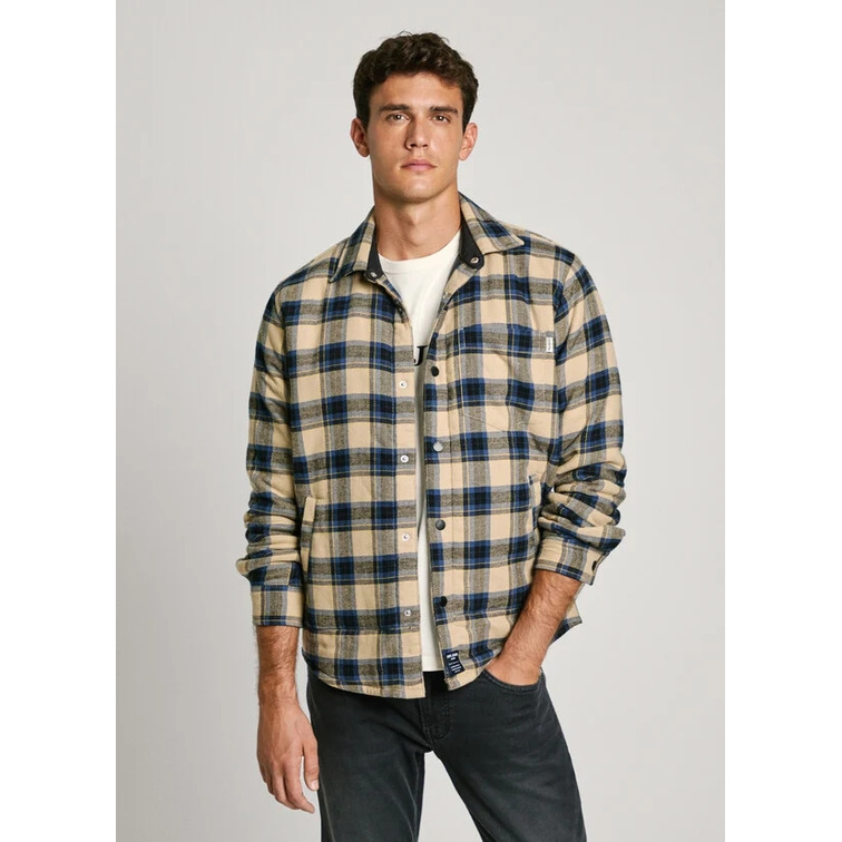 SOBRECAMISA HOMBRE PEPE JEANS DE CUADROS FIT REGULAR