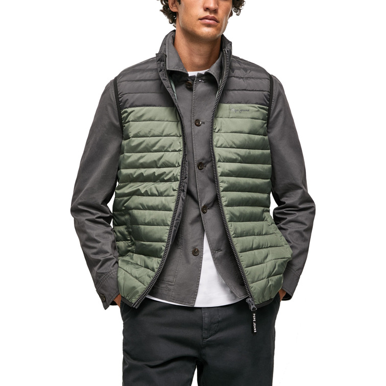 CHALECO ACOLCHADO COLORBLOCK HOMBRE PEPE JEANS CONNEL GILLET