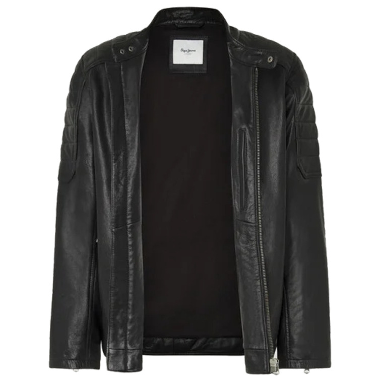 CAZADORA BIKER HOMBRE PEPE JEANS DE PIEL