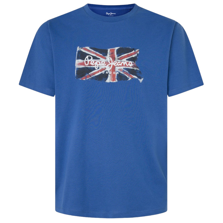 CAMISETA ESTAMPADA HOMBRE PEPE JEANS LOGO BANDERA FIT REGULAR