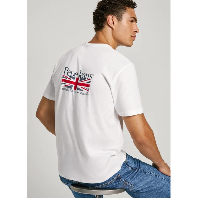 CAMISETA ESPALDA ESTAMPADA FIT REGULAR HOMBRE PEPE JEANS