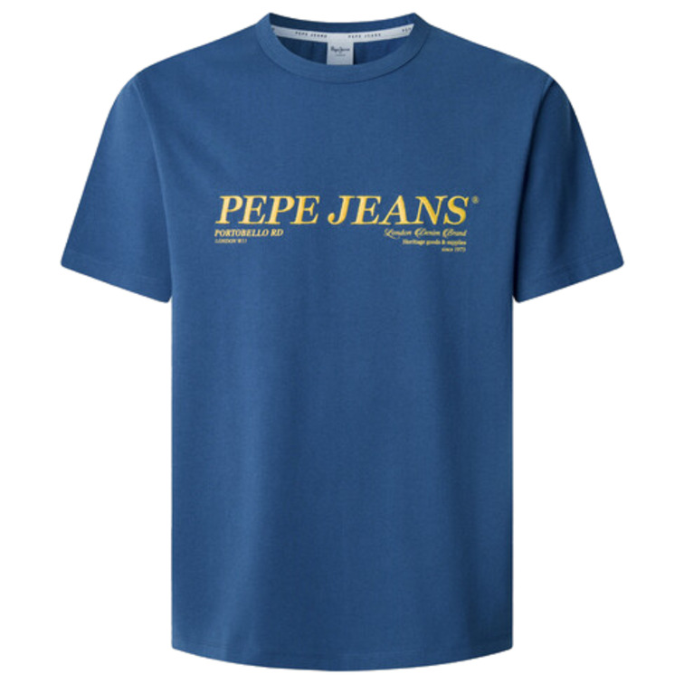 CAMISETA HOMBRE PEPE JEANS LOGO BORDADO FIT REGULAR