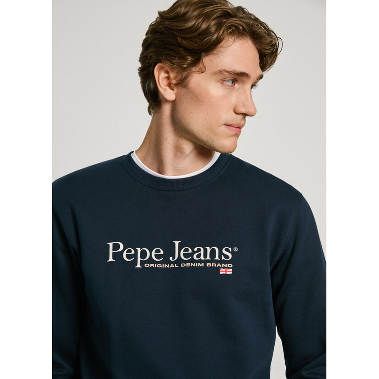 SUDADERA CUELLO REDONDO CON LOGO HOMBRE PEPE JEANS