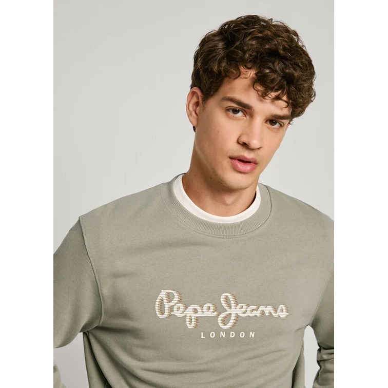 SUDADERA CUELLO REDONDO CON LOGO HOMBRE PEPE JEANS