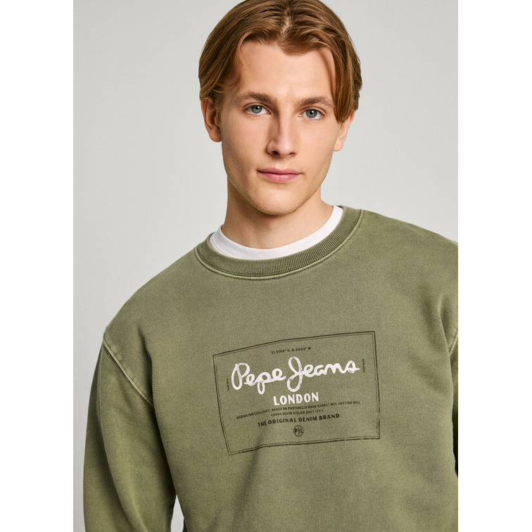 SUDADERA CUELLO REDONDO FIT REGULAR HOMBRE PEPE JEANS