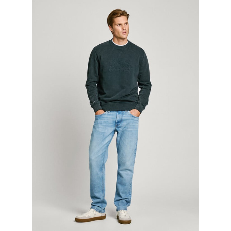 SUDADERA HOMBRE PEPE JEANS LOGO RELIEVE FIT REGULAR