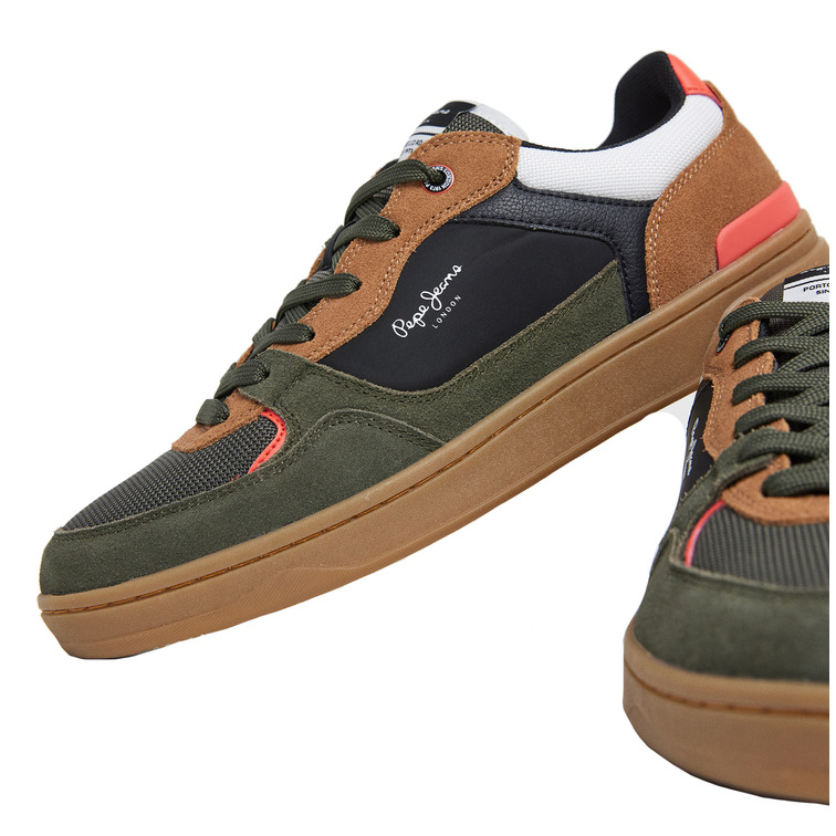 ZAPATILLAS RETRO EN ANTE HOMBRE PEPE JEANS