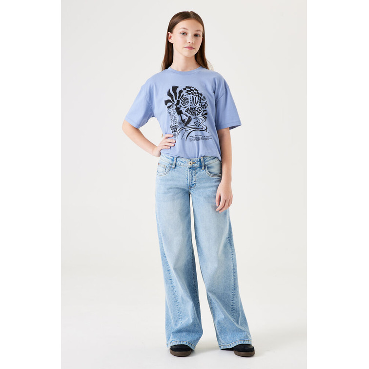 CAMISETA NIÑA GARCIA JEANS ESTAMPADO EN PECHO