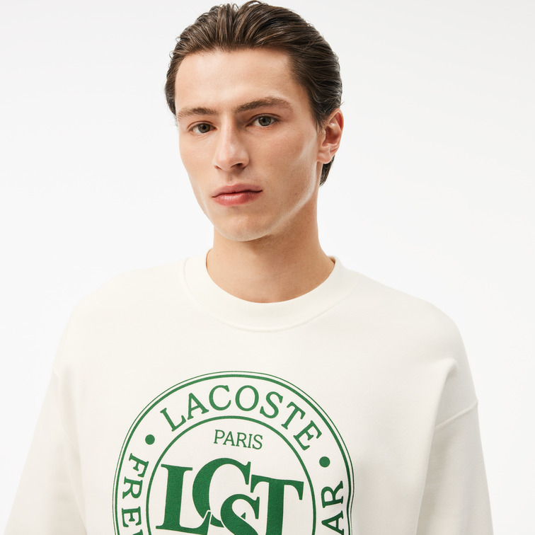 SUDADERA GRAFICA HOMBRE LACOSTE FIT HOLGADO