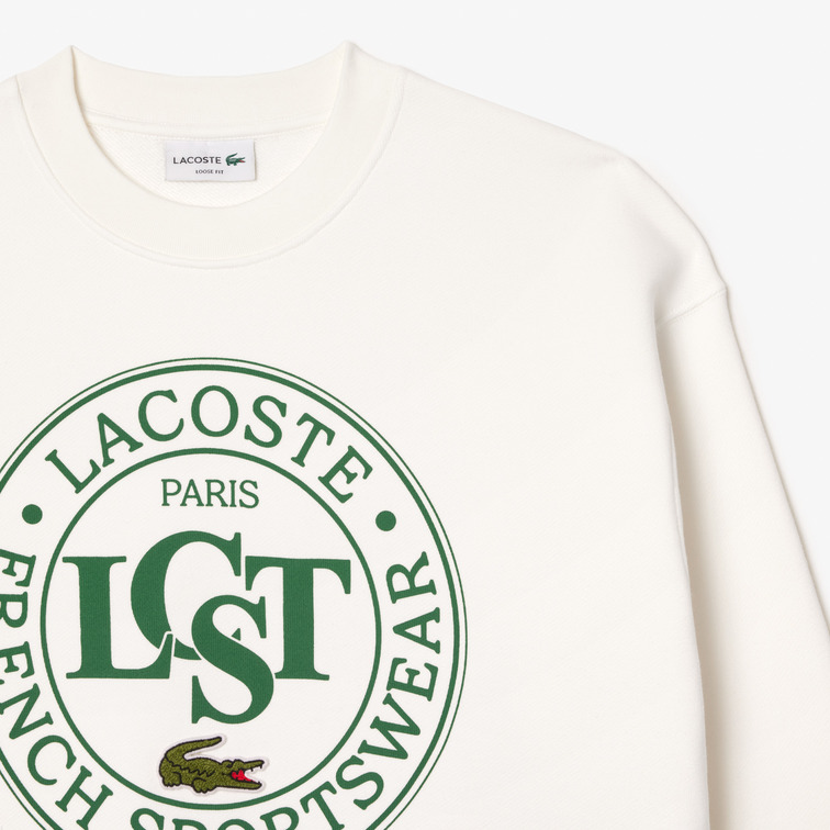 SUDADERA GRAFICA HOMBRE LACOSTE FIT HOLGADO