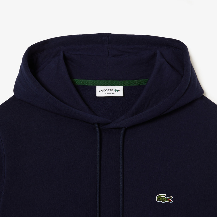 SUDADERA EN ALGODÓN ECOLÓGICO CON CAPUCHA HOMBRE LACOSTE