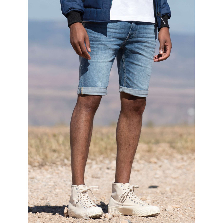 PANTALÓN CORTO HOMBRE  PETROL INDUSTRIES MEN SHORTS DENIM