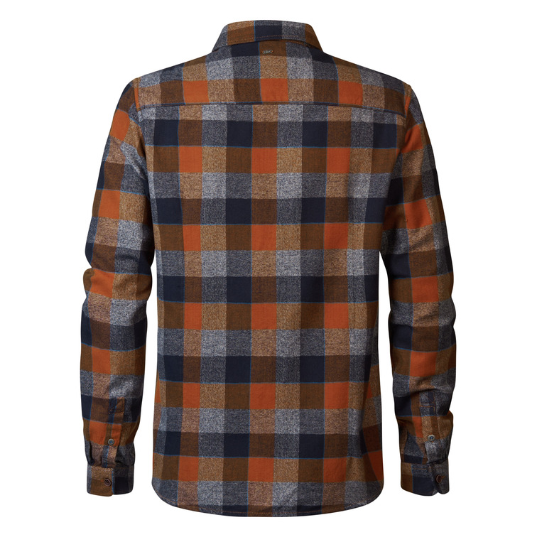 CAMISA HOMBRE  PETROL MEN SHIRT LONG SLEEVE CHECK