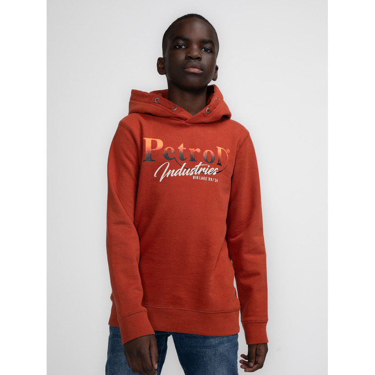 SUDADERA NIÑO  PETROL BOYS SWEATER HOODED PRINT