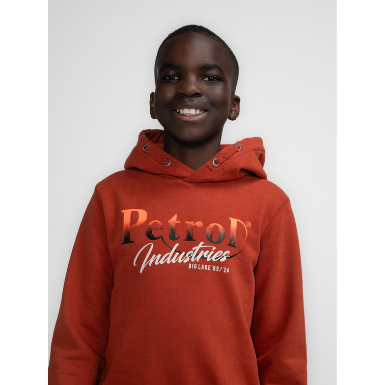 SUDADERA NIÑO  PETROL BOYS SWEATER HOODED PRINT