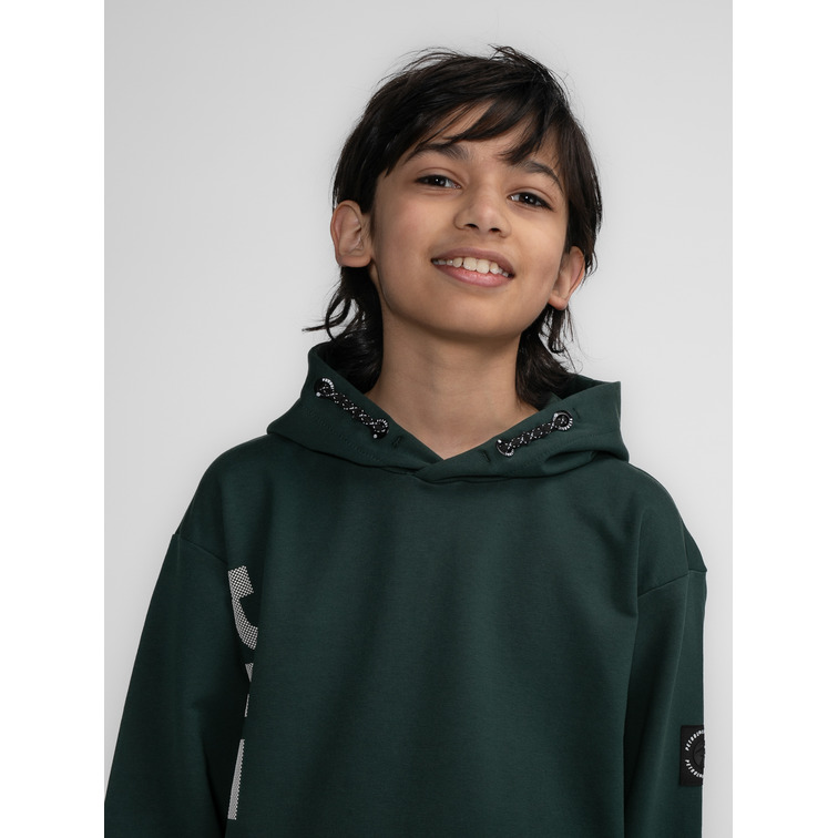 SUDADERA NIÑO  PETROL BOYS SWEATER HOODED