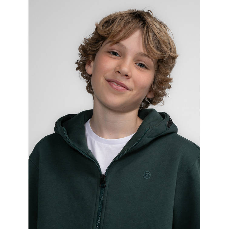 SUDADERA NIÑO  PETROL BOYS SWEATER HOODED ZIP