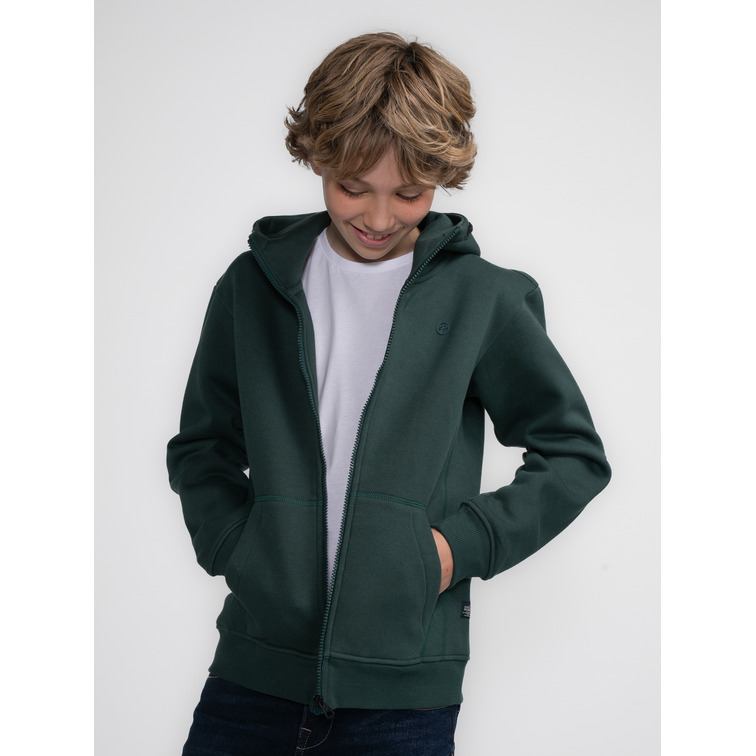 SUDADERA NIÑO  PETROL BOYS SWEATER HOODED ZIP