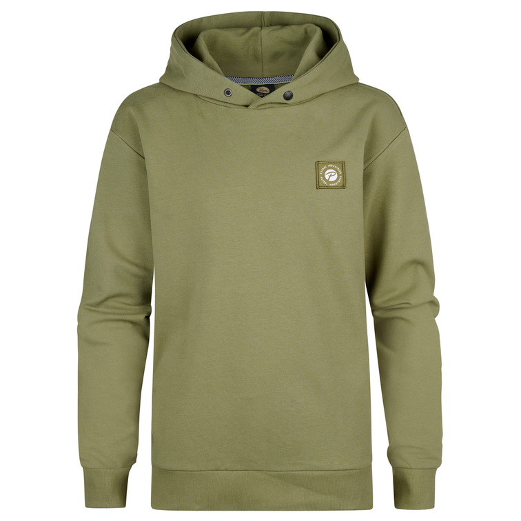 SUDADERA CON CAPUCHA NIÑO PETROL INDUSTRIES CON MINILOGO