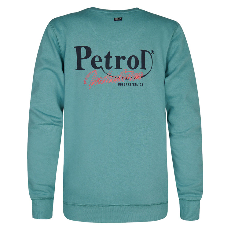 SUDADERA NIÑO  PETROL BOYS SWEATER ROUND NECK PRINT