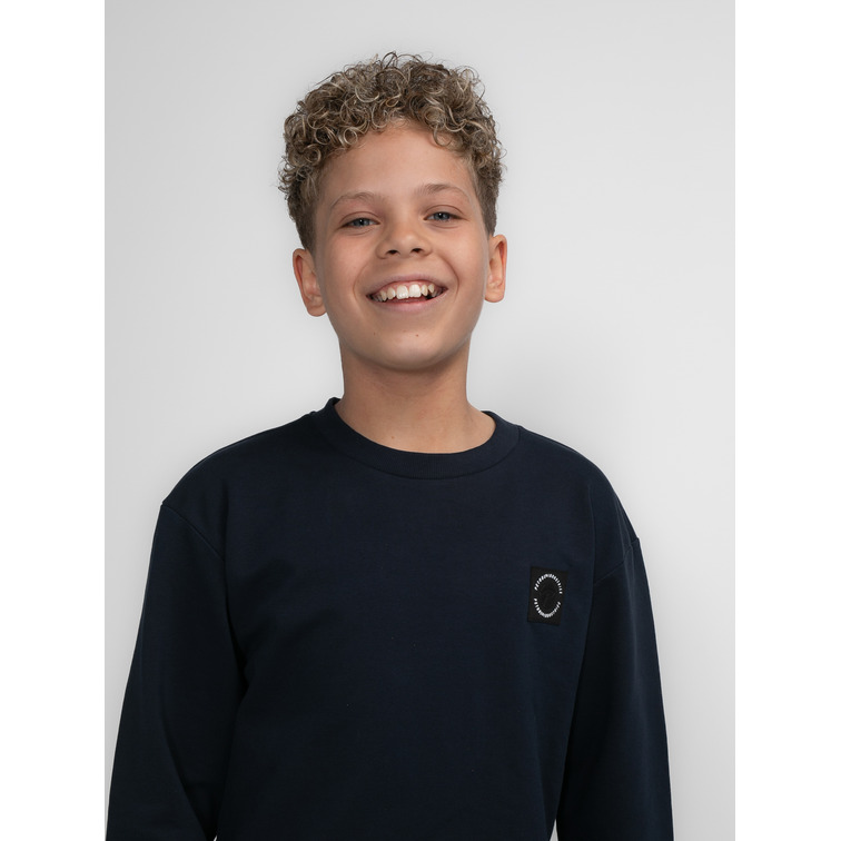 SUDADERA NIÑO  PETROL BOYS SWEATER ROUND NECK