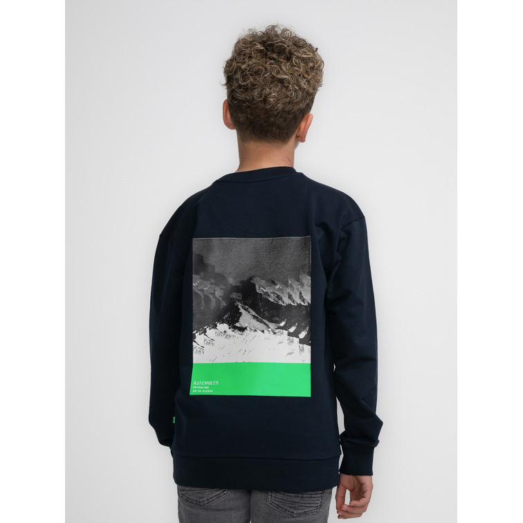 SUDADERA NIÑO  PETROL BOYS SWEATER ROUND NECK