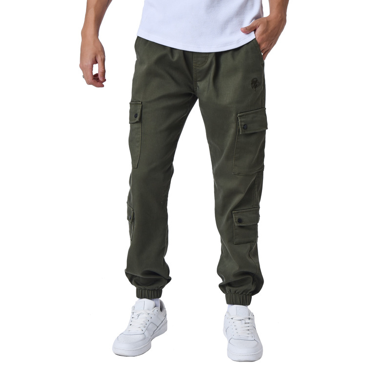 PANTALON CARGO UNISEX PROJECT X PARIS MULTIBOLSILLOS CINTURA ELÁSTICA