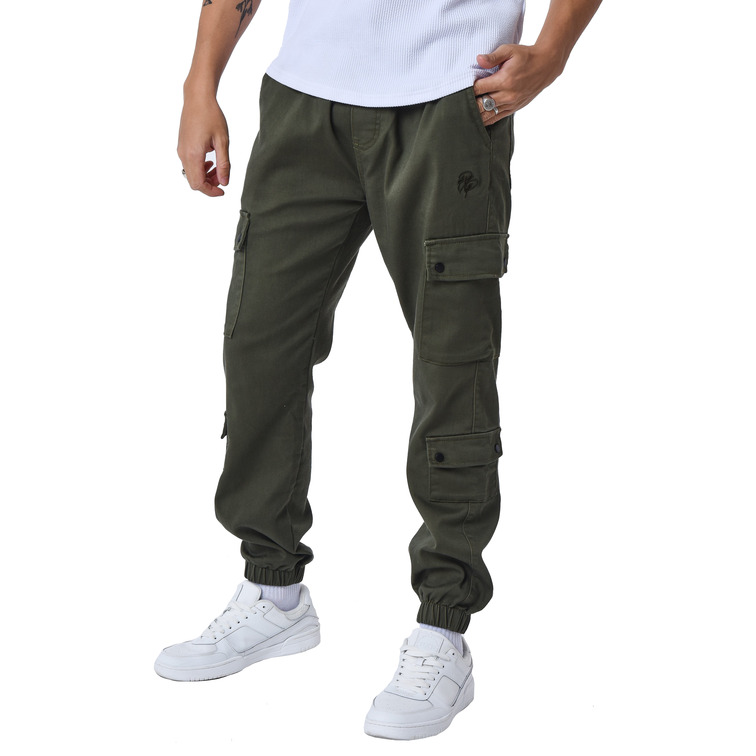 PANTALON CARGO UNISEX PROJECT X PARIS MULTIBOLSILLOS CINTURA ELÁSTICA