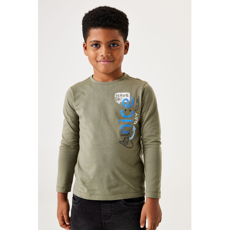 CAMISETA NIÑO  GARCIA T45600_BOYS T-SHIRT LS