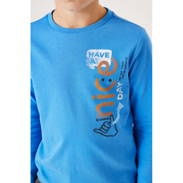 CAMISETA NIÑO  GARCIA T45600_BOYS T-SHIRT LS