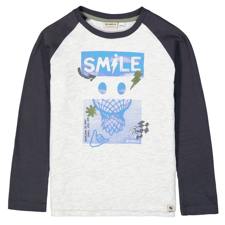 CAMISETA NIÑO  GARCIA T45601_BOYS T-SHIRT LS