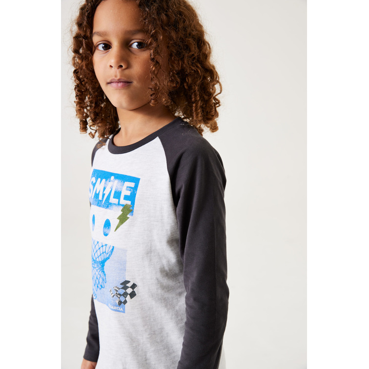 CAMISETA NIÑO  GARCIA T45601_BOYS T-SHIRT LS