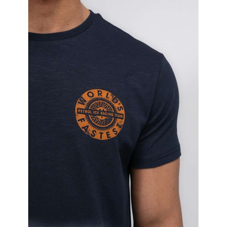 CAMISETA HOMBRE PETROL INDUSTRIES ESTAMPADO CIRCULAR