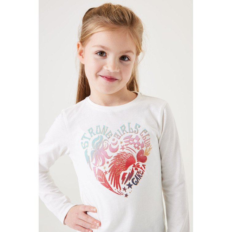 CAMISETA NIÑA  GARCIA U44401_GIRLS T-SHIRT LS