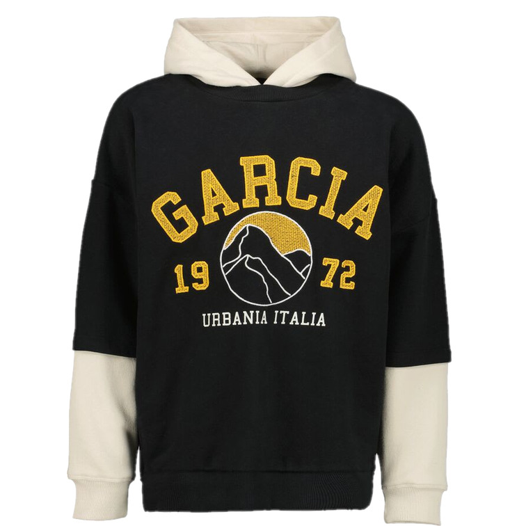 SUDADERA ESTAMPADA CON CAPUCHA NIÑO GARCIA JEANS