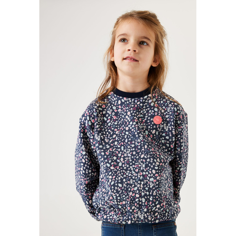 SUDADERA NIÑA GARCIA JEANS ALL OVER PRINT