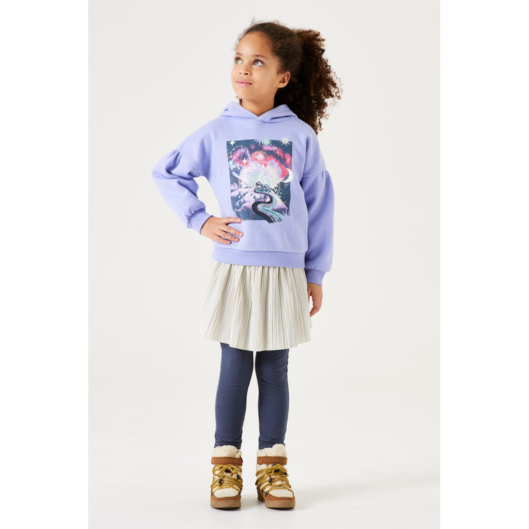 SUDADERA CON CAPUCHA NIÑA GARCIA JEANS ESTAMPADO EN PECHO