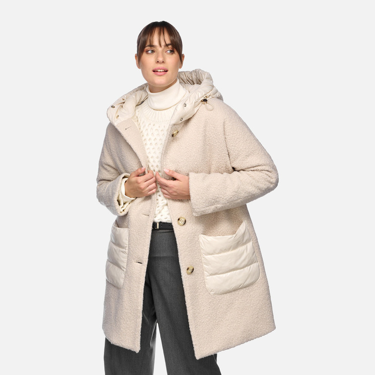 ABRIGO LARGO MUJER GEOX OVERSIZE CALITHE