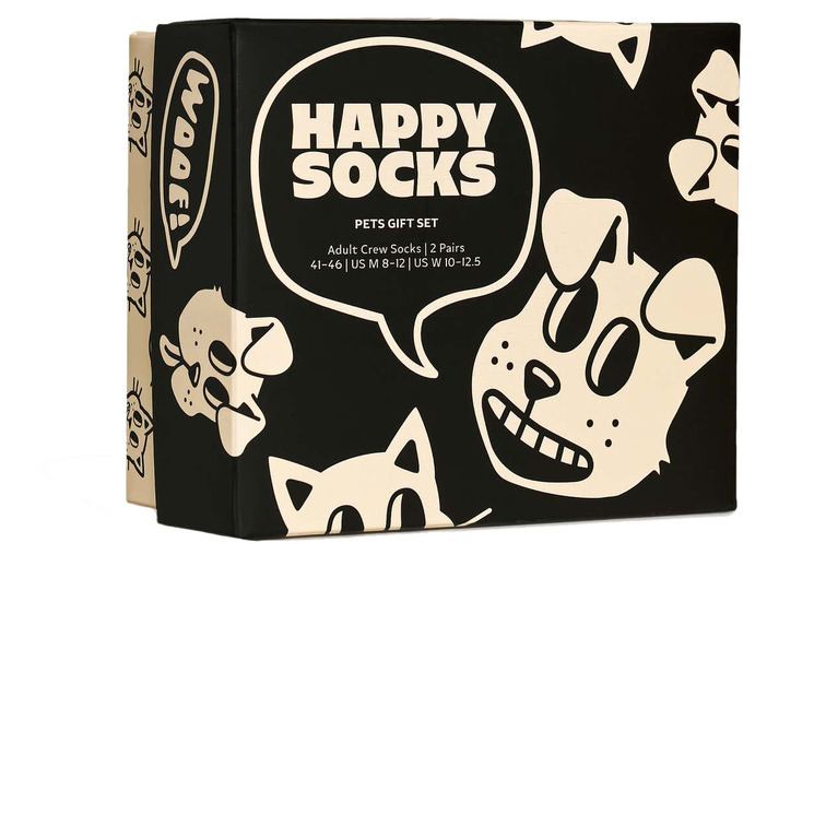 CAJA REGALO 2 CALCETINES HAPPY SOCKS TEMATICA ANIMALES