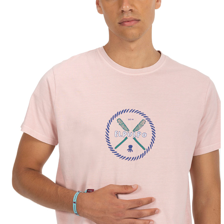 CAMISETA HOMBRE  PULPO CAMISETA ESTAMPADO RELIEVE REM