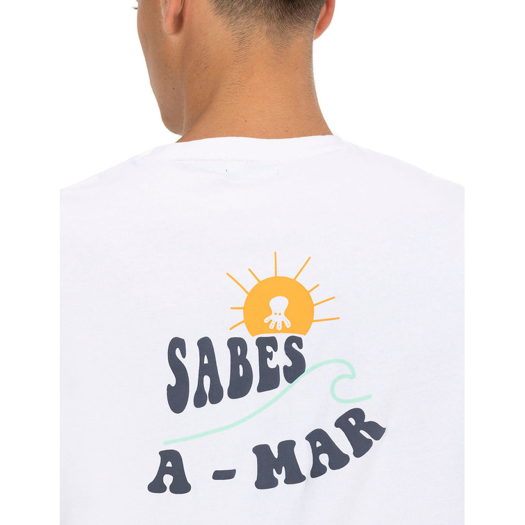 CAMISETA HOMBRE EL PULPO ESTAMPADO SABES A-MAR