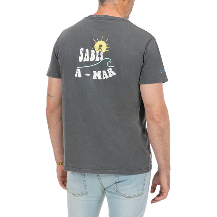 CAMISETA HOMBRE EL PULPO ESTAMPADO SABES A-MAR