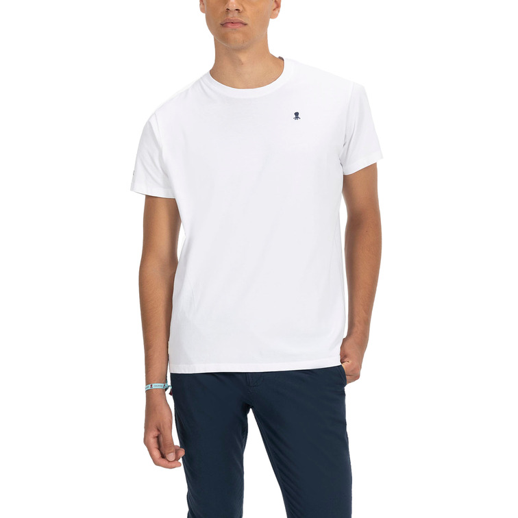 CAMISETA HOMBRE  PULPO CAMISETA  NEW BASIC LOGO BLANC