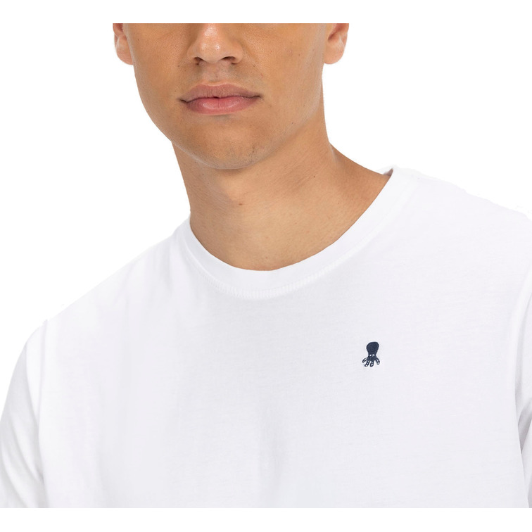 CAMISETA HOMBRE  PULPO CAMISETA  NEW BASIC LOGO BLANC